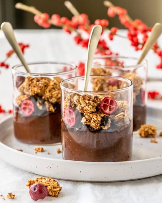 Makkelijke avocado chocolade mousse